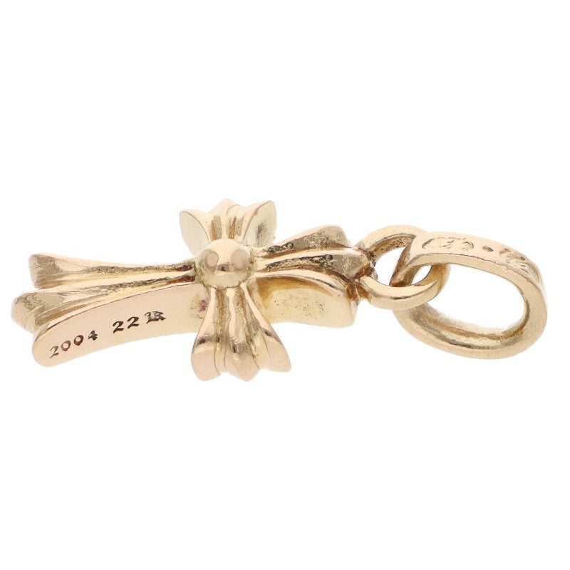 Chrome Hearts 22K Babyfat Cross Yellow Gold Charm