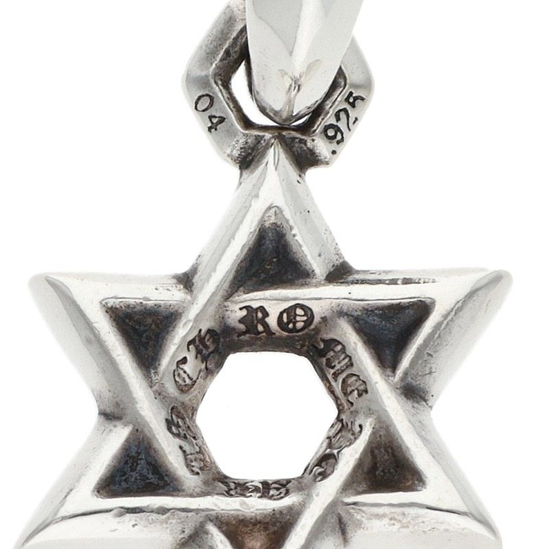 Chrome Hearts Star of David Charm Silver