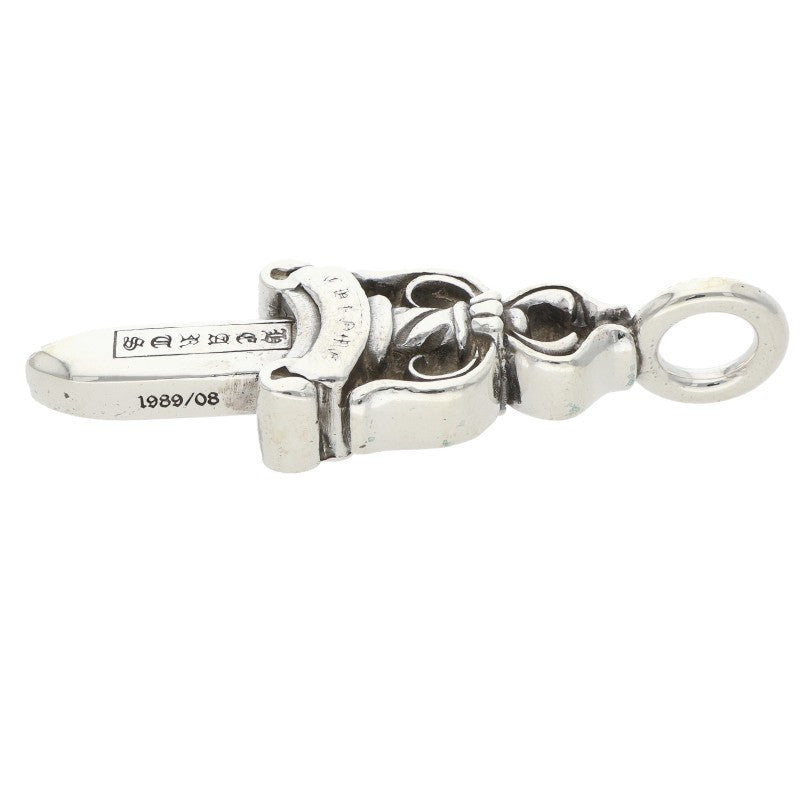Chrome Hearts DOUBLE DAGGER Silver Necklace Top