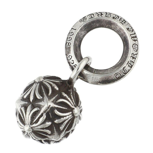 Chrome Hearts Pyramid Plus Ball Pendant Silver