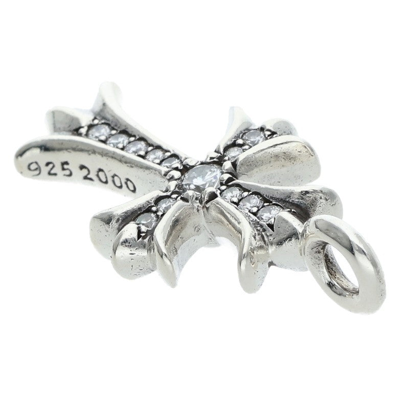 Chrome Hearts Tiny Fat Cross Pave Diamond Pendant