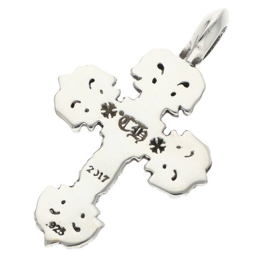 Chrome Hearts Tiny Filigree Pave Diamond Silver Charm