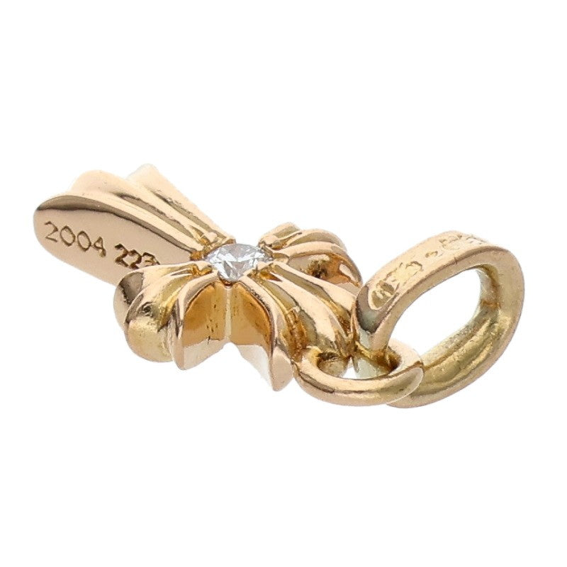 Chrome Hearts 22K CRS BBYFAT DMND Gold Charm Pendant