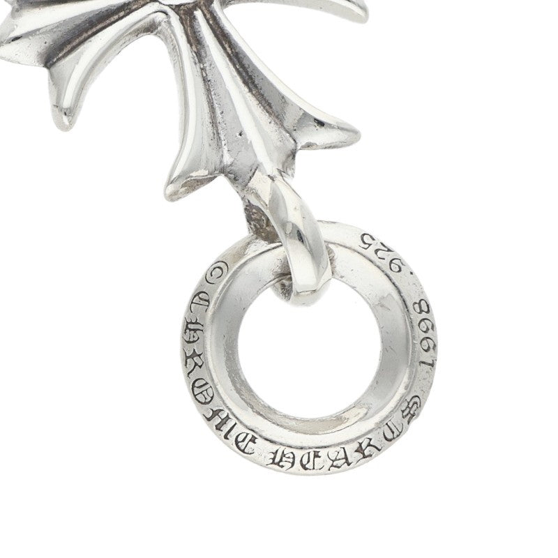 Chrome Hearts Tiny CH Cross Necklace Charm Silver