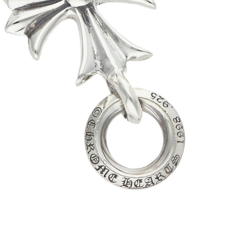 Chrome Hearts Tiny CH Cross Necklace Charm Silver