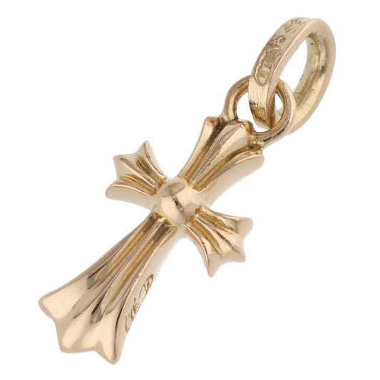 Chrome Hearts 22K Cross Babyfat Gold Charm Yellow