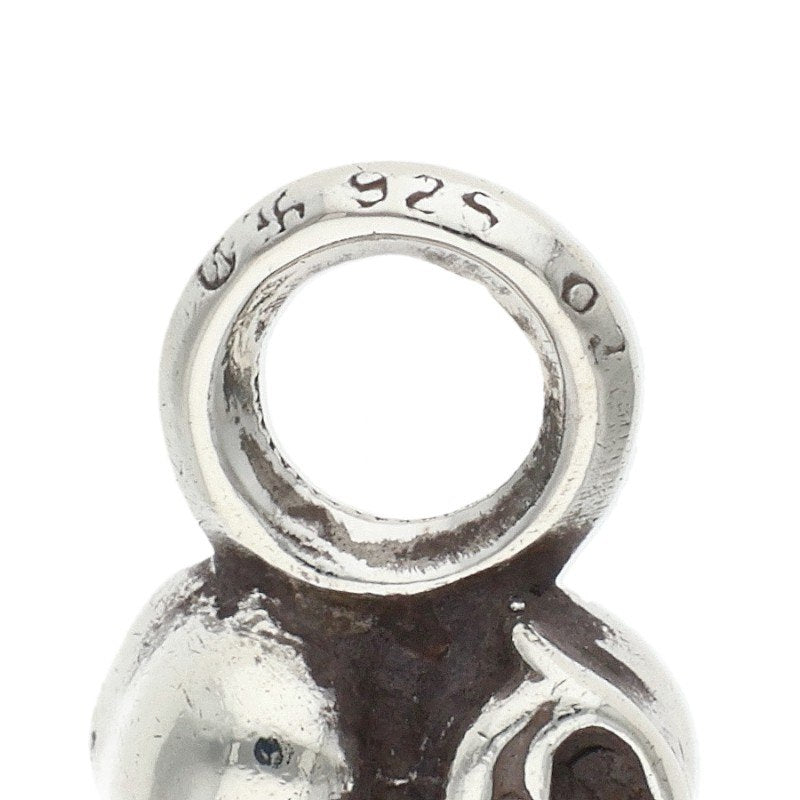 Chrome Hearts A Stack Heart Sterling Silver Charm