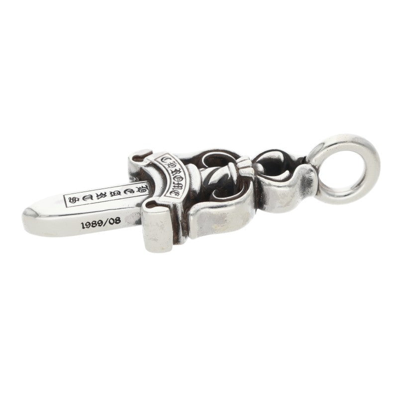 Chrome Hearts Double Dagger Silver Necklace