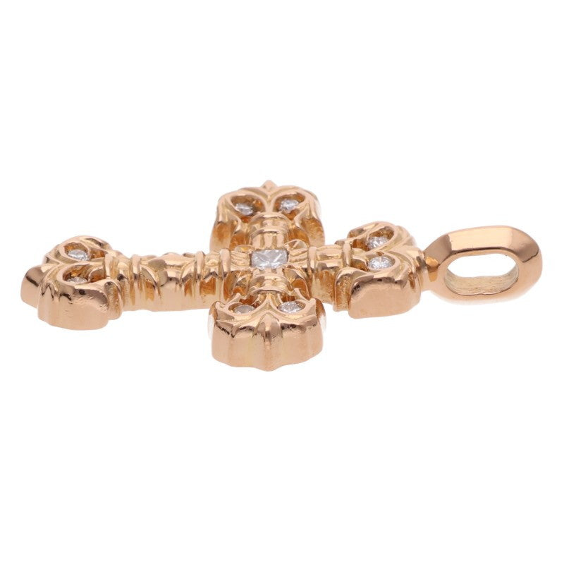 Chrome Hearts 22K Tiny Filigree Pave Diamond Charm