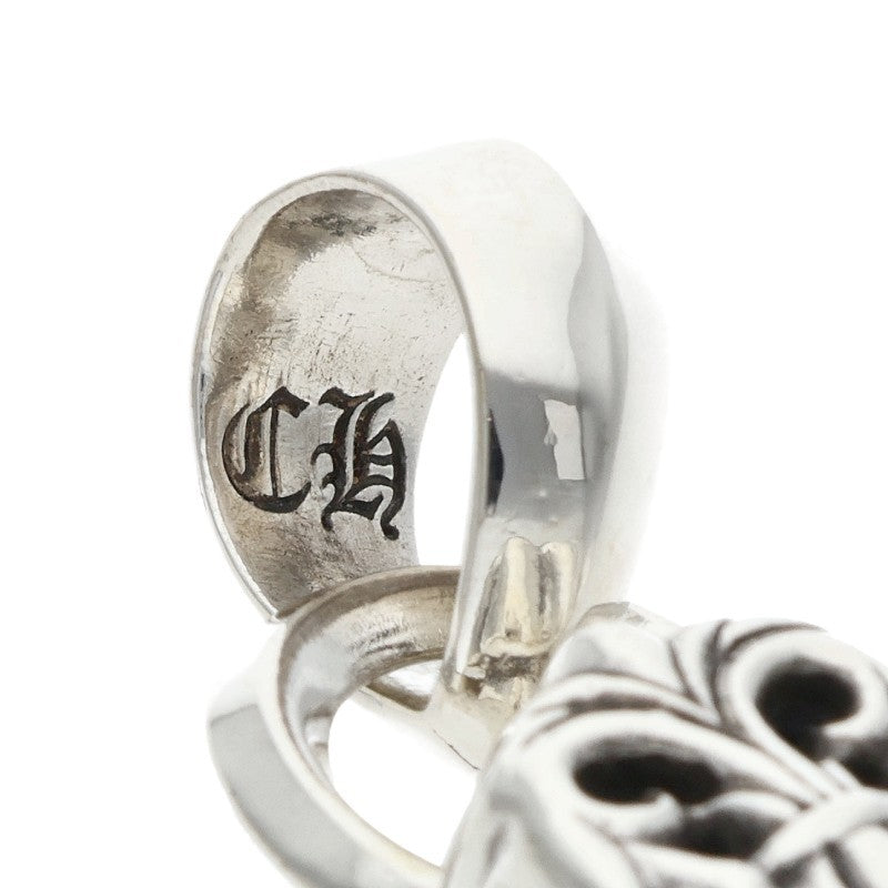 Chrome Hearts FILIG CROSS-XSM W BALE Silver Necklace