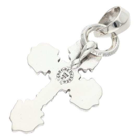 Chrome Hearts Filigree Cross Silver Necklace Pendant