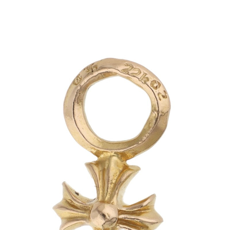Chrome Hearts 22K CH Cross Stack Charm Yellow Gold