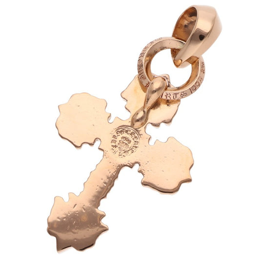 Chrome Hearts 22K Filigree Cross XS Pave Diamond Charm