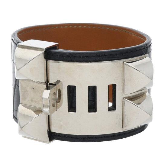 HERMES Collier de Chien T-Stamp Alligator Size ONE SIZE