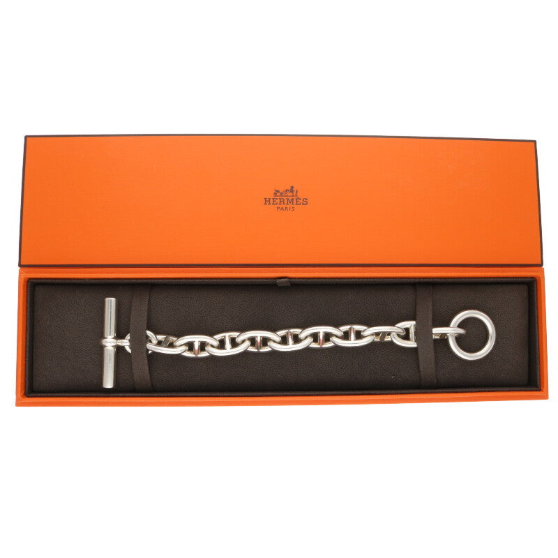 HERMES Chaine d'Ancre TGM Silver Bracelet Size ONE SIZE