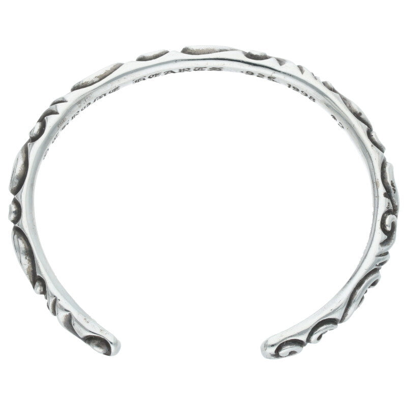 Chrome Hearts Scroll Band Silver Bracelet Size ONE SIZE
