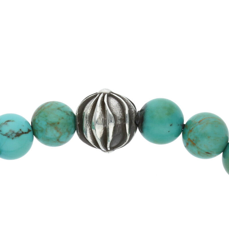 Chrome Hearts 8mm Turquoise Bead Bracelet Size ONE SIZE