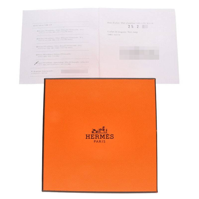 HERMES Chaine d'Ancre TGM Silver Bracelet 925 Size ONE SIZE