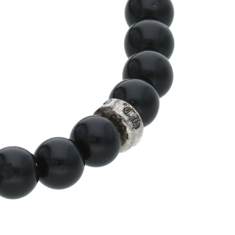 Chrome Hearts Delfino 6mm Bead Bracelet Black