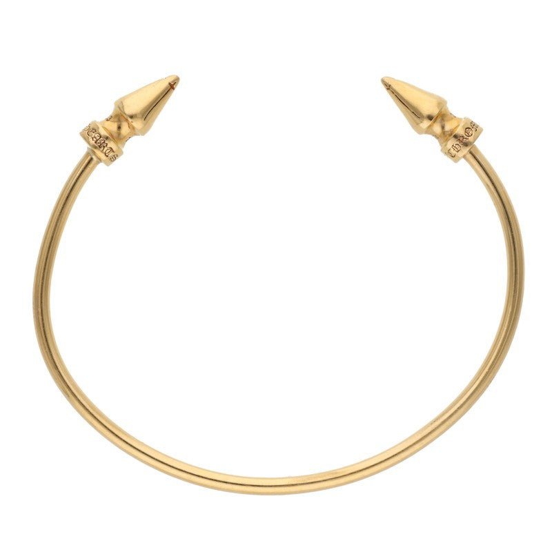 Chrome Hearts 22K Yellow Gold Spike Cuff