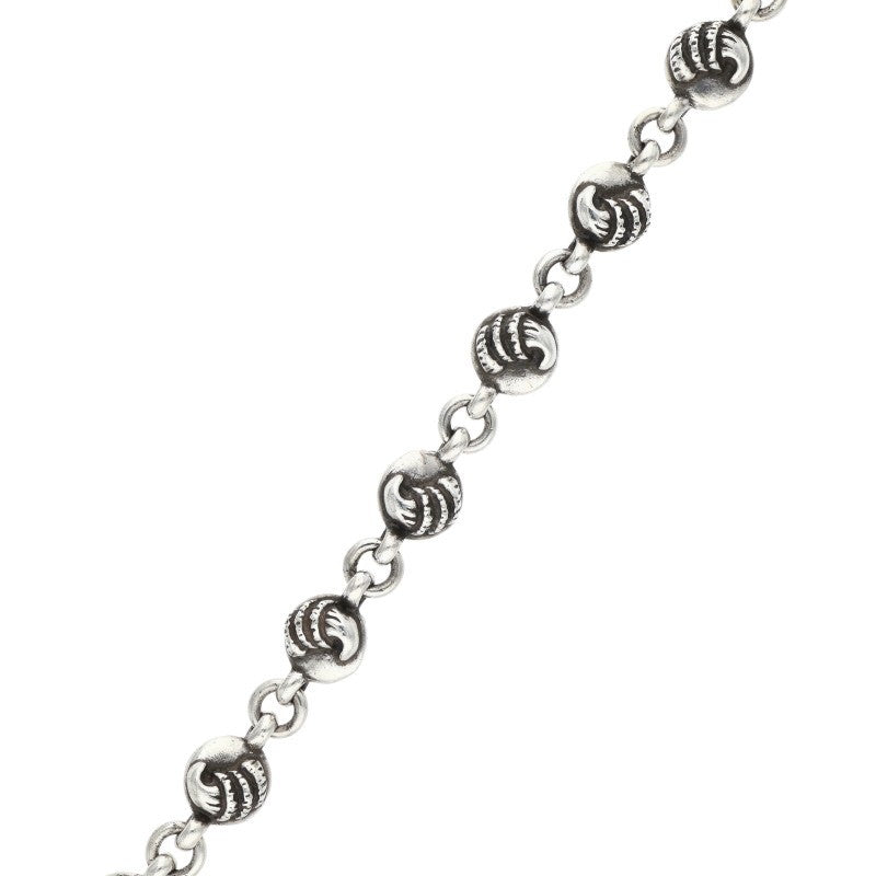 Chrome Hearts NO1 CROW BALL #2 Silver Bracelet Size ONE SIZE