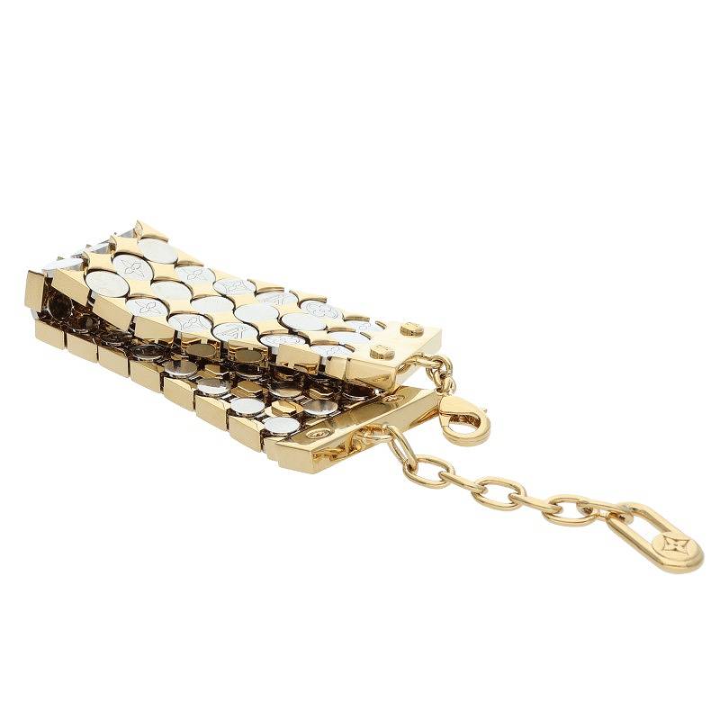 Louis Vuitton Futura Monogram Chain Bracelet (Silver 91.74g)