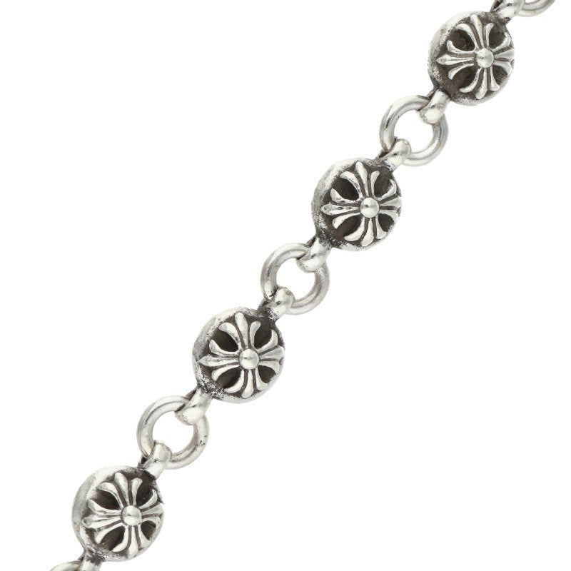 Chrome Hearts #2 Cross Ball Silver Bracelet Size ONE SIZE