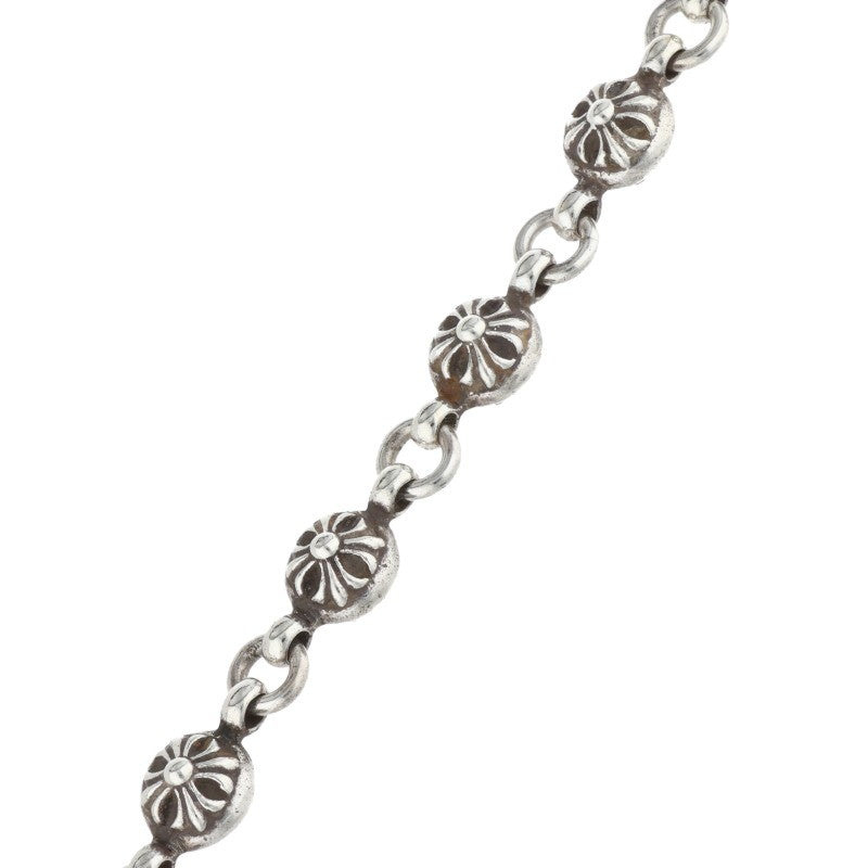 Chrome Hearts #1 Cross Ball Silver Bracelet Size ONE SIZE