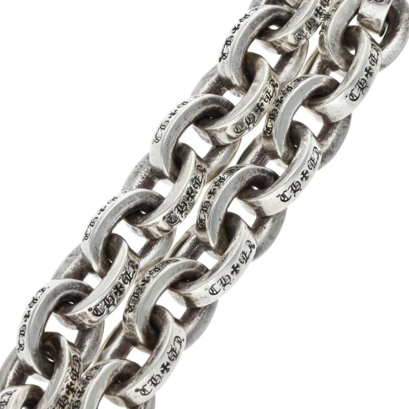 Chrome Hearts LARGE PAPER CHN Silver Bracelet
