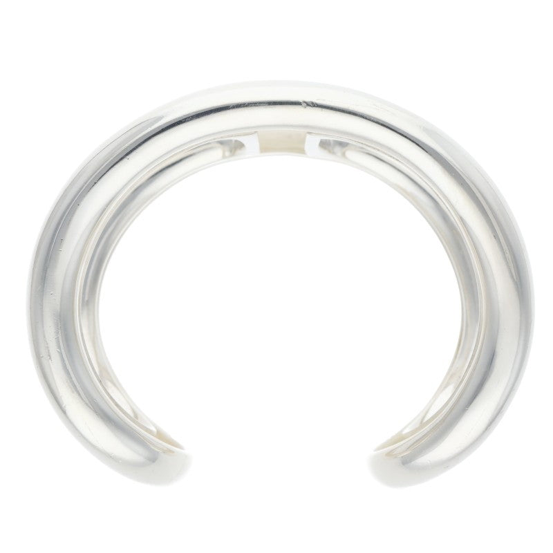 HERMES Osmose GM Silver Bangle Size ONE SIZE