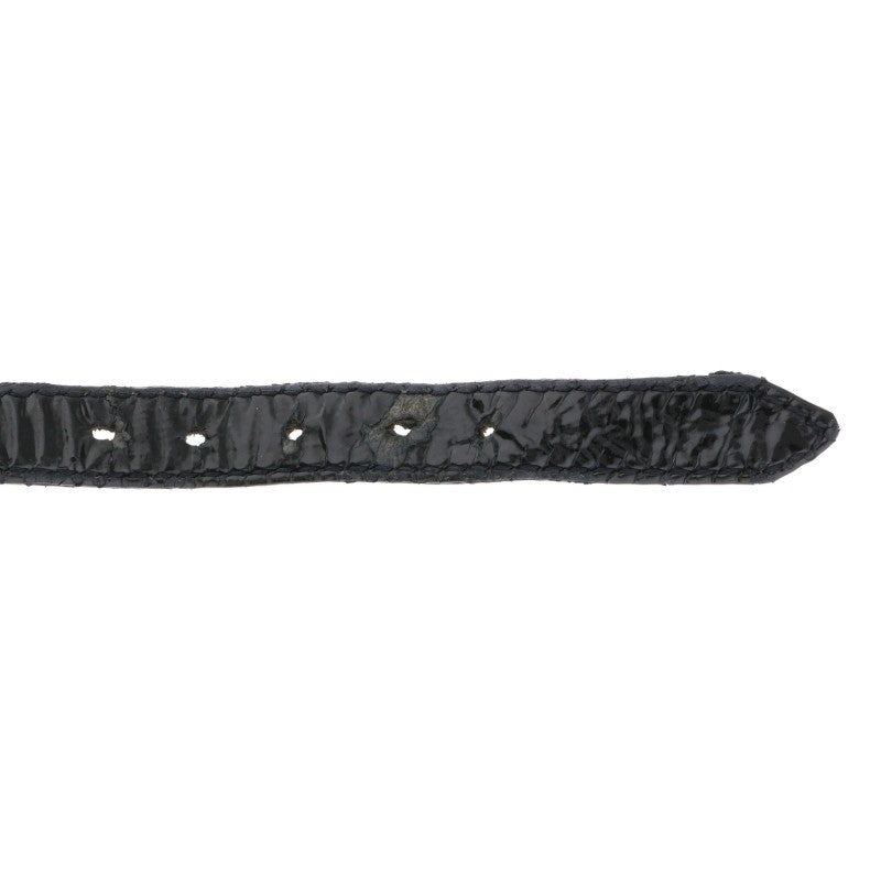 Chrome Hearts RR TINY BUCKLE Patent Alligator