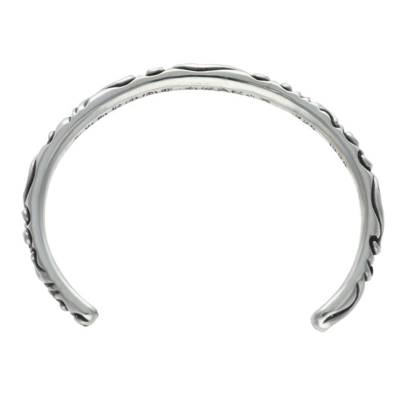 Chrome Hearts Scroll Band Silver Bangle