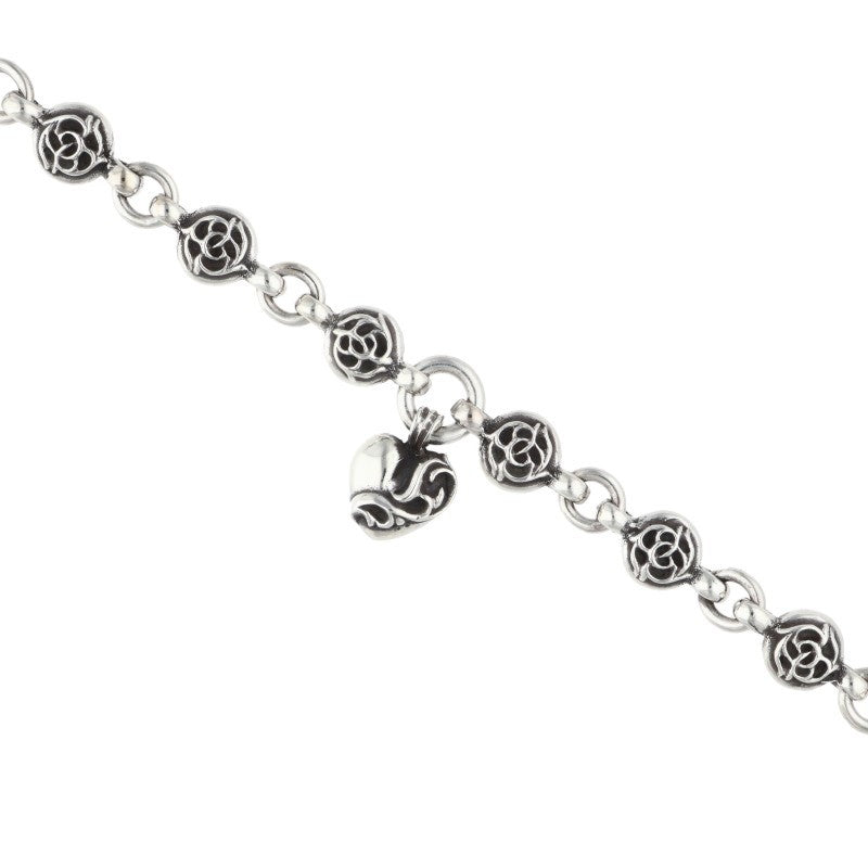Chrome Hearts #1 Floral Ball Heart Bracelet