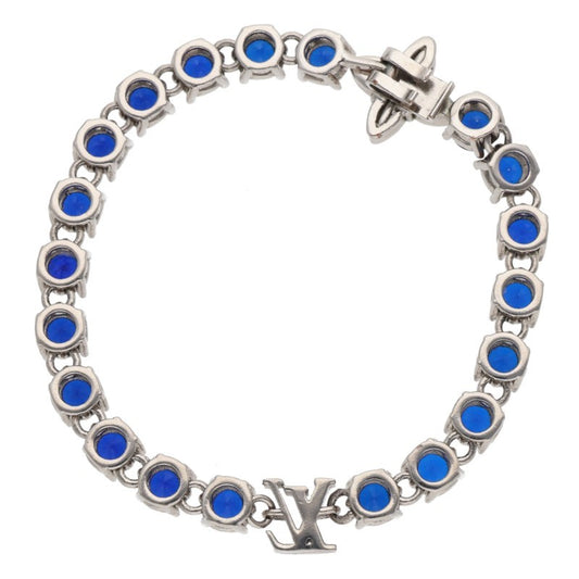Louis Vuitton LV Crystal Bracelet Silver & (Silver 20.39g)