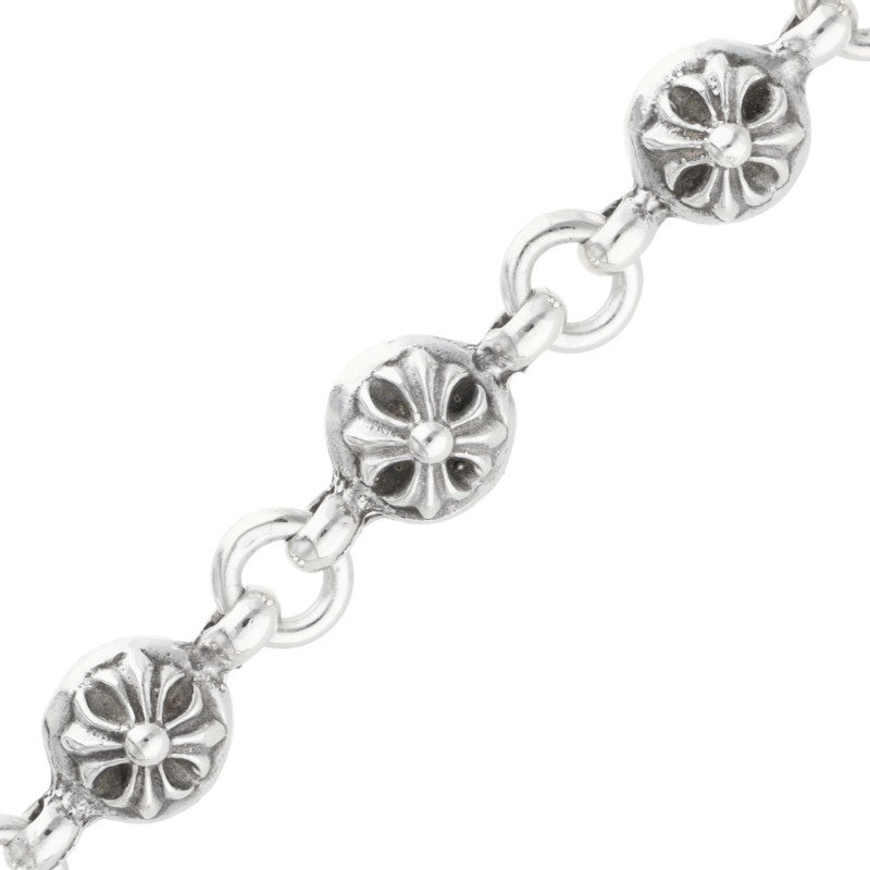 Chrome Hearts #1 Cross Ball Silver Bracelet Size ONE SIZE