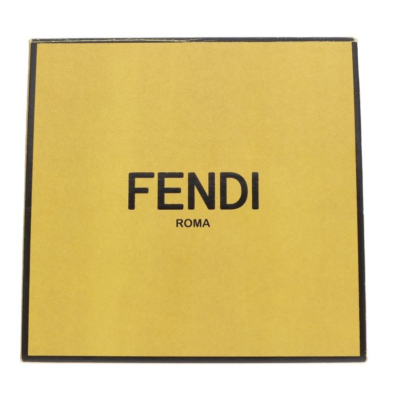 Fendi Logo Rhinestone Bangle (Silver 3.99g)