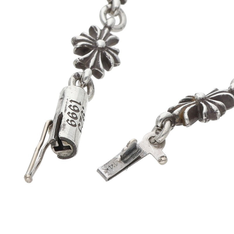 Chrome Hearts Tiny ECH Plus Silver Bracelet Size 11LINK