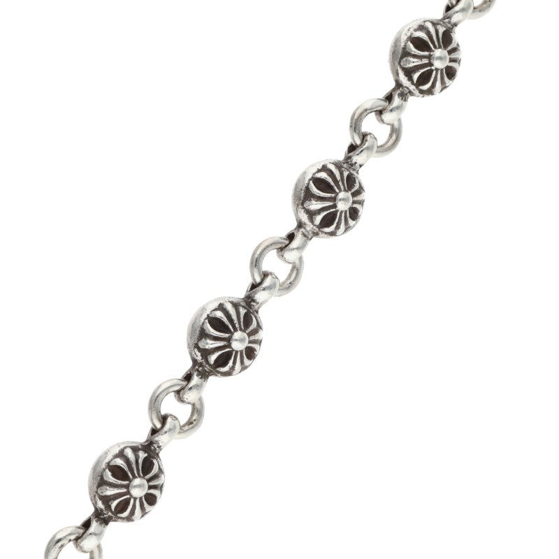 Chrome Hearts Cross Ball Silver Bracelet Size ONE SIZE