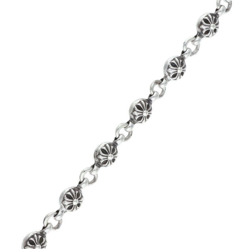 Chrome Hearts #1 Crossball Silver Bracelet Size ONE SIZE