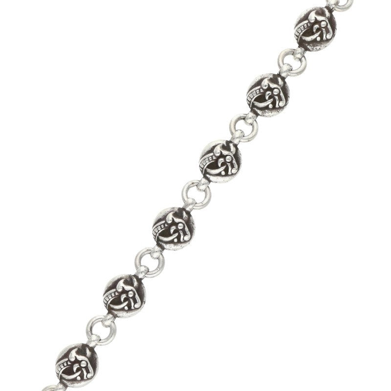 Chrome Hearts #2 Celtic Ball Silver Bracelet Size ONE SIZE