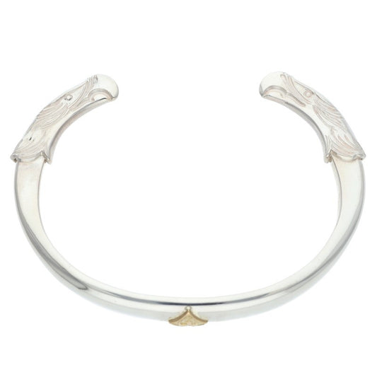 Washimi Taro M Eagle Face K18 Metal Bangle Size ONE SIZE
