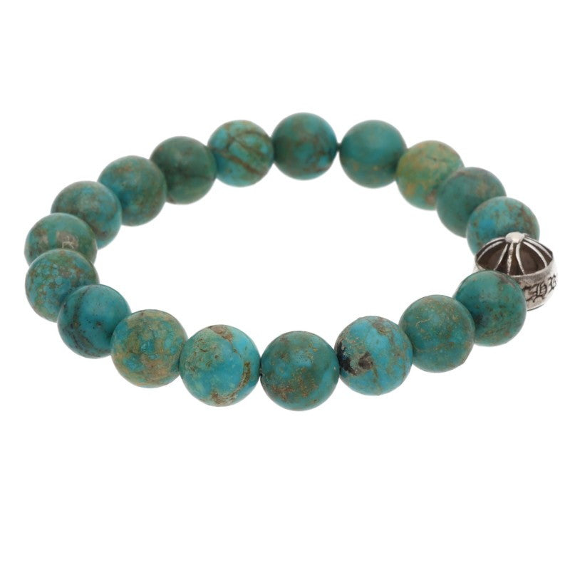 Chrome Hearts 10mm Turquoise Bead Bracelet Size ONE SIZE