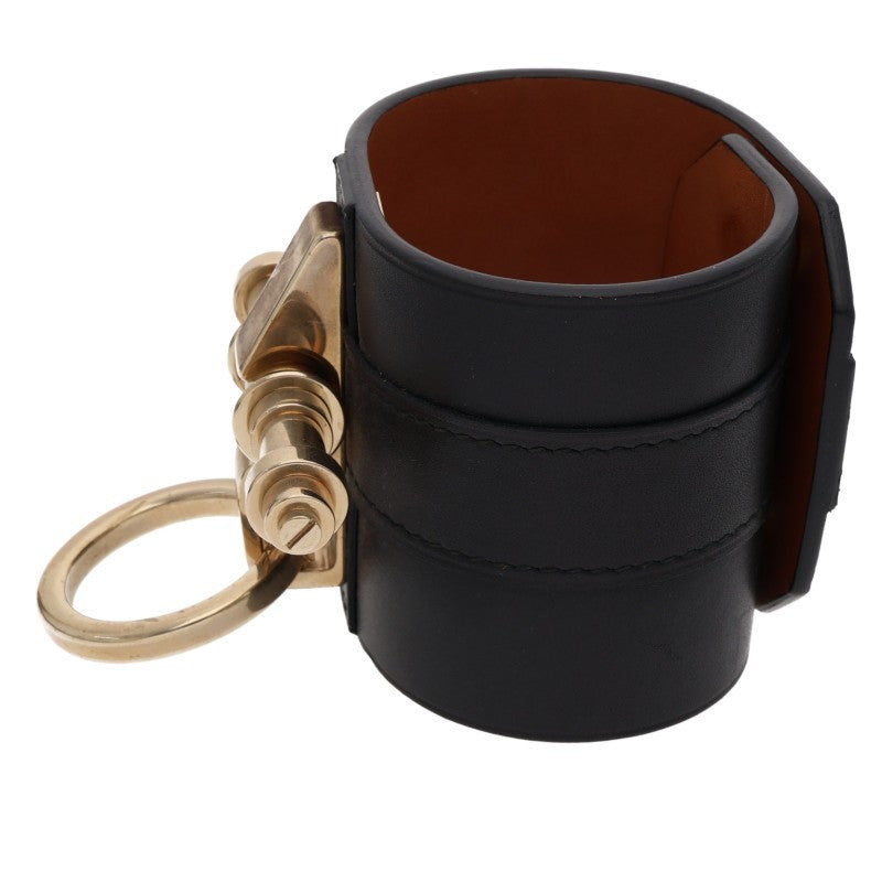 GIVENCHY Obsedia Leather Bangle Black Belt Size ONE SIZE