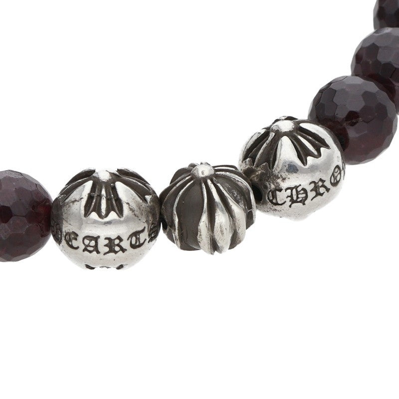 Chrome Hearts 8mm Garnet Bead Bracelet Size ONE SIZE