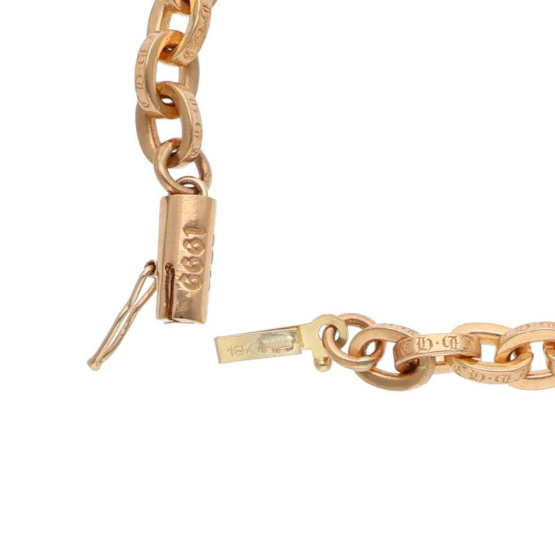 Chrome Hearts 22K Paper Chain Gold Bracelet Size ONE SIZE