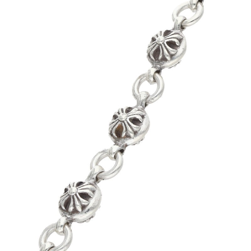 Chrome Hearts #2 Cross Ball Silver Bracelet Size ONE SIZE
