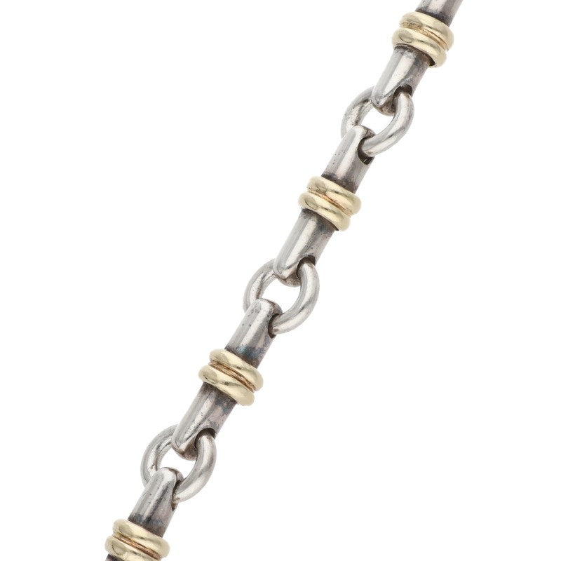 TIFFANY&Co. Bridle Link Gold Silver Bracelet Size ONE SIZE