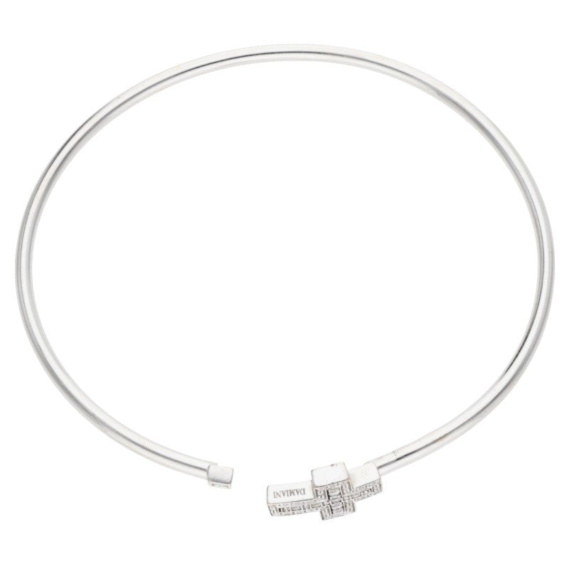 DAMIANI Belle Époque K18WG Diamond Bangle Size ONE SIZE