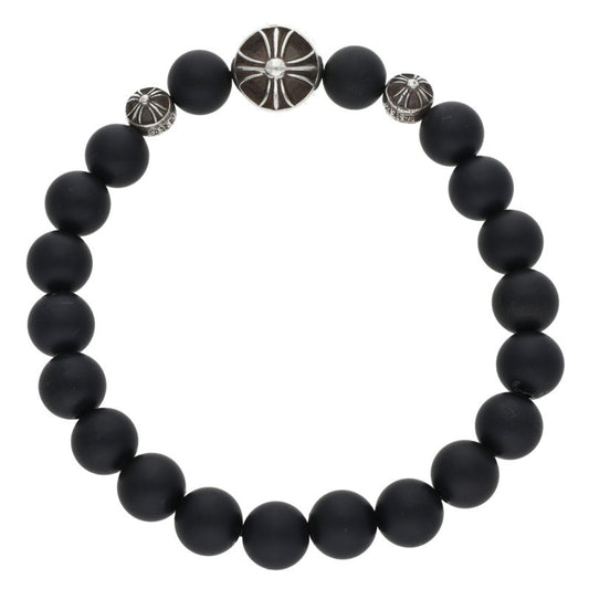 Chrome Hearts 8mm Bead Stretch Black Silver Size ONE SIZE