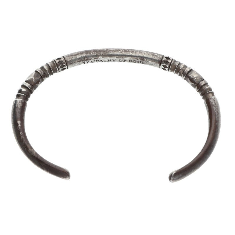 Sympathy of Soul Cutting Silver Bangle Belt Size ONE SIZE